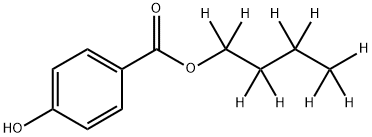 丁基-D7尼泊金酯 结构式