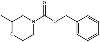 2-甲基吗啉-4-羧酸苄酯 结构式