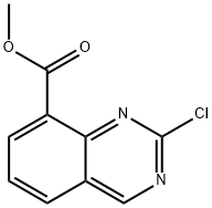 2-氯喹唑啉-8-甲酸甲酯 结构式
