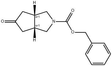 （3aR，6aS）-5-氧代六氢环戊基[c]吡咯-2（1H）-羧酸酯 结构式