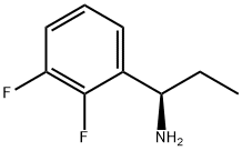 (R)-1-(2,3-二氟苯基)丙-1-胺 结构式