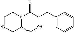 (2S)-2-(羟甲基)-1-哌嗪甲酸 苯基甲酯 结构式