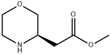 (3R)-3-吗啉乙酸甲酯 结构式