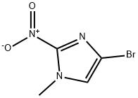 4-溴-1-甲基-2-硝基咪唑 结构式