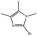 2-溴-1,4,5-三甲基-1H-咪唑 结构式