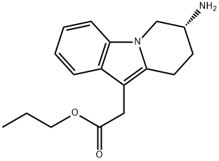 Propyl 7-aMino-6,7,8,9-tetrahydropyrido[1,2-a]indole-10-acetate 结构式