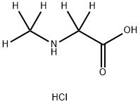 肌氨酸盐酸盐-D3 结构式