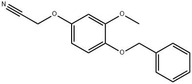 2-(3-(Benzyloxy)-4-Methoxyphenoxy)acetonitrile 结构式