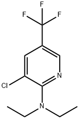 3-氯-N,N-二乙基-5-(三氟甲基)吡啶-2-胺 结构式