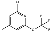 2-氯-4-碘-6-三氟甲氧基吡啶 结构式
