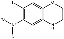 7-氟-6-硝基-3,4-二氢-2H-1,4-苯并恶嗪 结构式