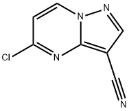 5-氯吡唑[1,5-A]并嘧啶-3-甲腈 结构式