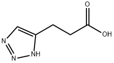 3-(1H-1,2,3-三唑-5-基)丙酸 结构式