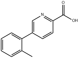 5-(邻甲苯基)皮考啉酸 结构式