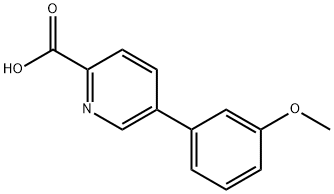 5-(3-甲氧苯基)皮考啉酸 结构式