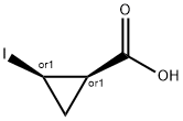 顺式-2-碘环丙烷羧酸 结构式
