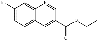 7-溴喹啉-3-甲酸乙酯 结构式