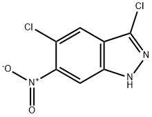 3,5-Dichloro-6-nitro-1H-indazole 结构式