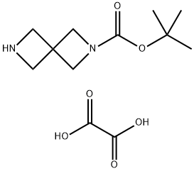 2,6-二氮杂螺[3.3]庚烷-2-甲酸叔丁酯草酸盐 结构式