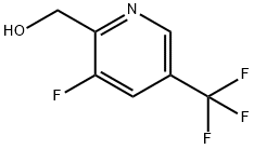 2-羟甲基-3-氟-5-三氟甲基吡啶 结构式