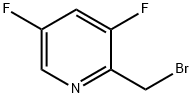 2-溴甲基-3,5-二氟吡啶 结构式