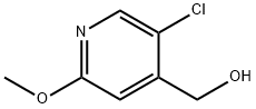 (5-氯-2-甲氧基吡啶-4-基)甲醇 结构式