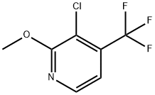 3-氯-2-甲氧基-4-(三氟甲基)吡啶 结构式