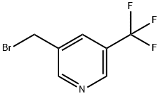 3-(broMoMethyl)-5-(trifluoroMethyl)pyridine 结构式
