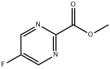 5-氟嘧啶-2-甲酸甲酯 结构式