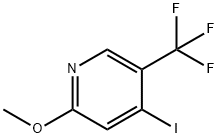 4-IODO-2-METHOXY-5-(TRIFLUOROMETHYL)PYRIDINE 结构式
