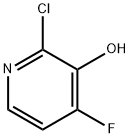 2-chloro-4-fluoropyridin-3-ol 结构式