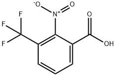 2-硝基-3-(三氟甲基)苯甲酸 结构式