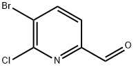 5-溴-6-氯-2-吡啶甲醛 结构式