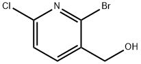 (2-溴-6-氯吡啶-3-基)甲醇 结构式