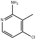 4-氯-3-甲基吡啶-2-胺 结构式