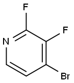 2,3-二氟-4-溴吡啶 结构式