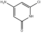4-AMINO-6-CHLOROPYRIDIN-2-OL 结构式