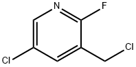 5-氯-3-(氯甲基)-2-氟吡啶 结构式