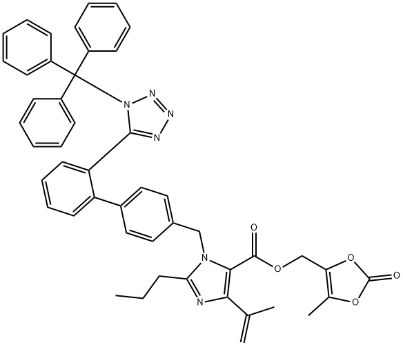 奥美沙坦酯杂质F 结构式