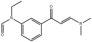 N-[3-[(2E)-3-(DiMethylaMino)-1-oxo-2-propen-1-yl]phenyl]-N-ethyl-forMaMide 结构式