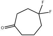 4,4-二氟环庚酮 结构式