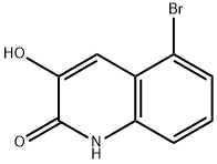 5-溴-3-羟基喹啉-2(1H)-酮 结构式