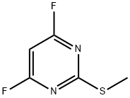 4,6-二氟-2-甲巯基嘧啶 结构式