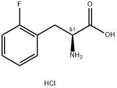 L-2-氟苯丙氨酸盐酸盐 结构式