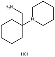 1-(1-哌啶基)环己烷甲胺盐酸盐 结构式