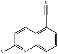 2-氯-5-氰基喹啉 结构式