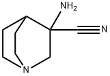 3-aMinoquinuclidine-3-carbonitrile 结构式