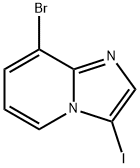 8-BROMO-3-IODOIMIDAZO[1,2-A]PYRIDINE 结构式