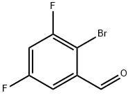 2-溴-3,5-二氟苯甲醛 结构式