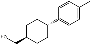 反式-4-(4-甲基苯基)环己烷甲醇 结构式